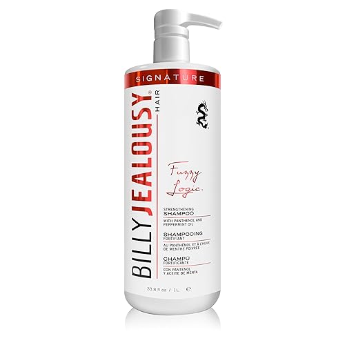 Billy Jealousy Fuzzy Logic Men's Shampoo for Thinning Hair, Peppermint-Infused, With DHT Blockers to Prevent Hair Loss and Breakage, Cleans Beauty & Personal Care Billy Jealousy