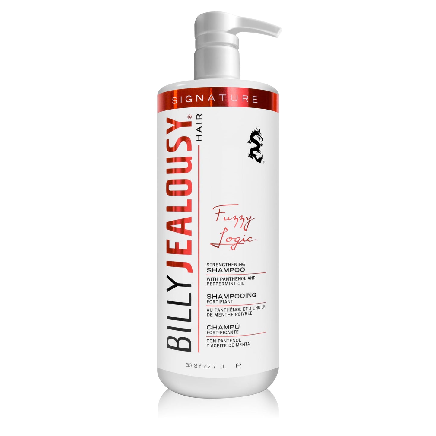 Billy Jealousy Fuzzy Logic Men's Shampoo for Thinning Hair, Peppermint-Infused, With DHT Blockers to Prevent Hair Loss and Breakage, Cleans Beauty & Personal Care Billy Jealousy