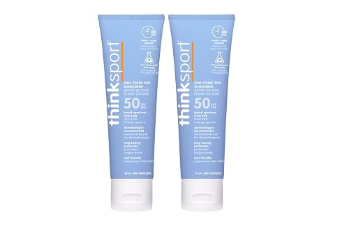 Thinksport SPF 50 Plus Sunscreen, 3 Ounce-pack of 2 Beauty & Personal Care THINK