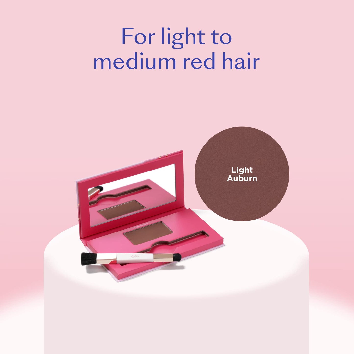 eSalon Root Touch Up + Brow Powder, Conceal & Cover (Light Auburn) - Hairline Powder for Women - Scalp Concealer & Filler for Thinning & Gray Hair Beauty & Personal Care eSalon