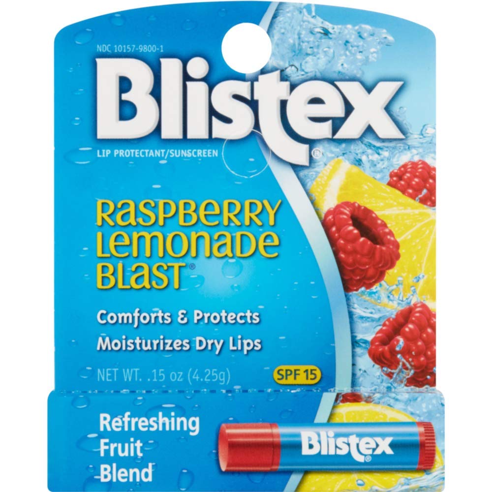 Blistex Raspberry Lemonade Blast Lip Balm, 0.15 Ounces each - (Value Pack of 2) Beauty and Personal Care Blistex