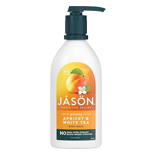 JASON Apricot and White Tea Glowing Body Wash, For a Gentle Feeling Clean, 30 Fluid Ounces Beauty & Personal Care JASON
