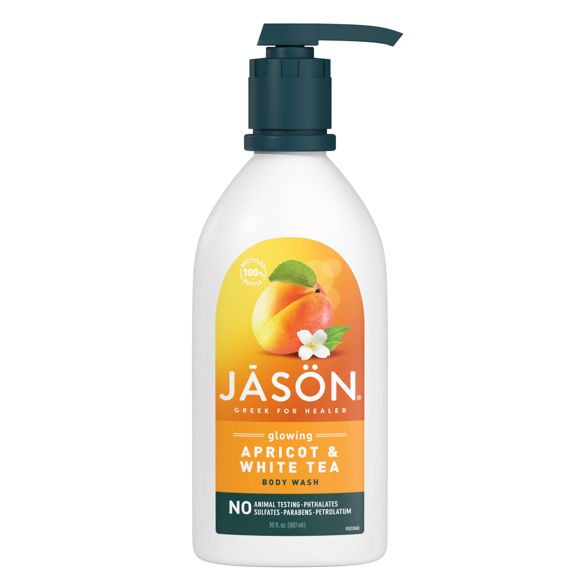 JASON Apricot and White Tea Glowing Body Wash, For a Gentle Feeling Clean, 30 Fluid Ounces Beauty & Personal Care JASON