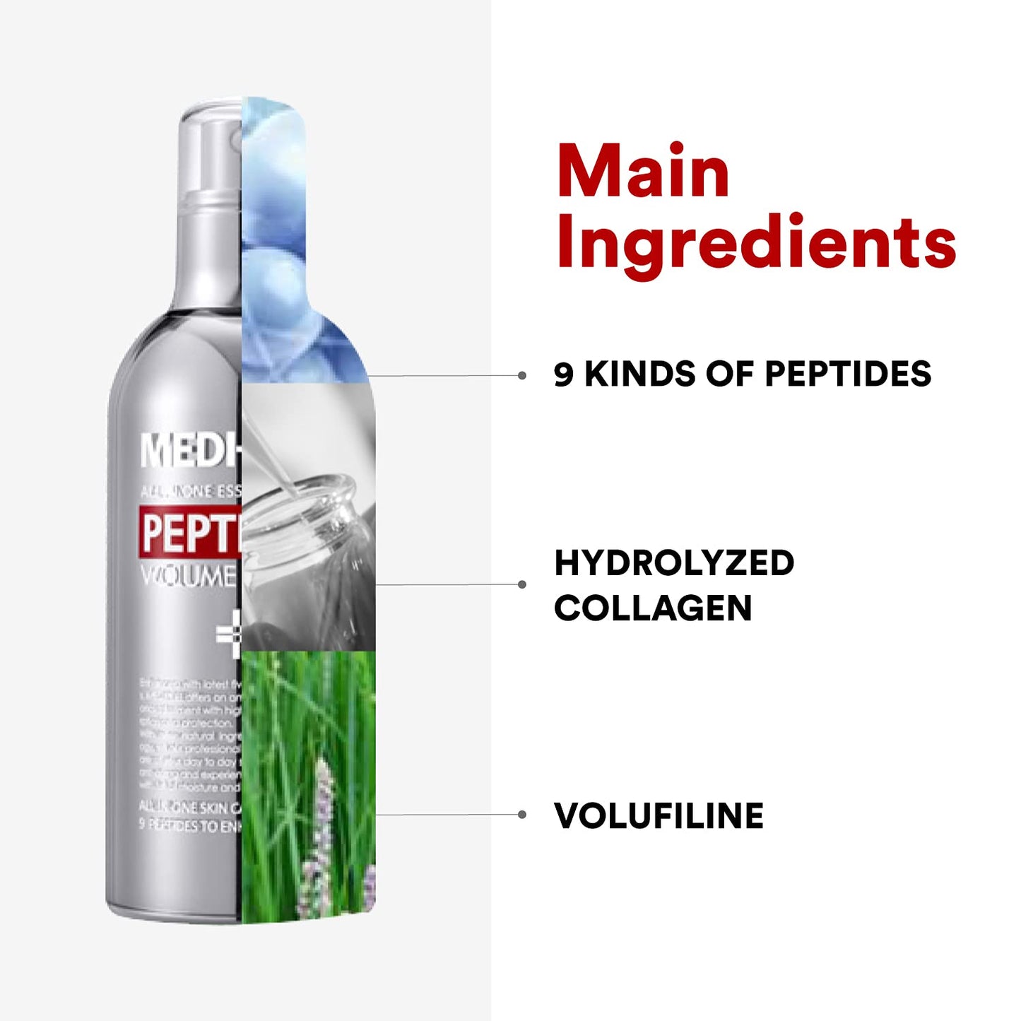 Medi-Peel Peptide 9 Volume All in one Essence 3.38 fl.oz. / 100ml, Anti Wrinkle, Collagen Formula, Brightening Effect, Instant Hydration, Skin Beauty & Personal Care MEDI-PEEL