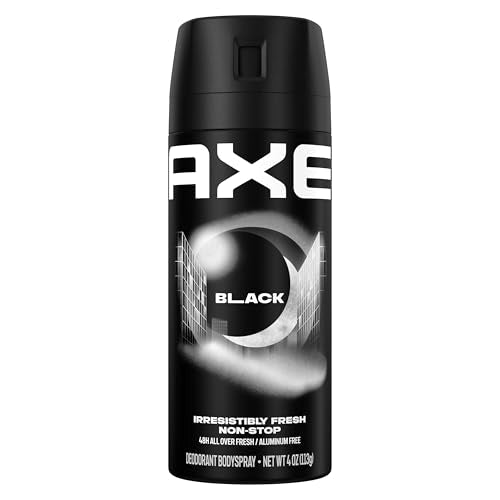 AXE Body Spray Deodorant for Men Black for Long Lasting Odor Protection Frozen Pear & Sandalwood Men's Deodorant Formulated Without Aluminum 4.0 oz