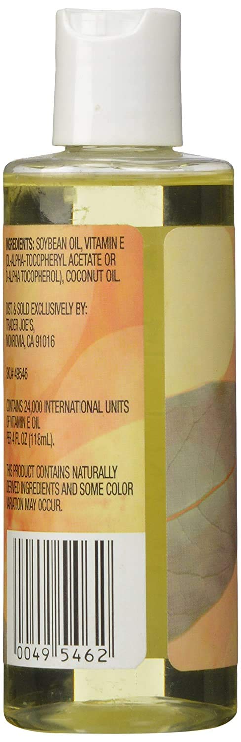 Pack of 2 Trader Joe's Vitamin Oil E 4oz each Beauty & Personal Care Trader Joe's
