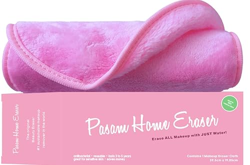 Pasam Home MakeUp Eraser Reusable Make Up Remover Eraser even Waterproof Make Up in Seconds Just With Water Chemical Free Eyeliner Lipstick Foundation Beauty & Personal Care PASAM HOME