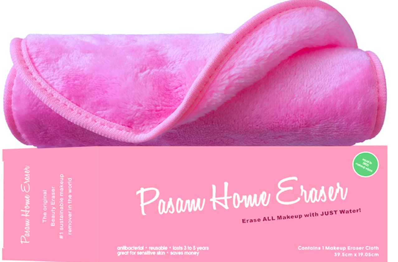 Pasam Home MakeUp Eraser Reusable Make Up Remover Eraser even Waterproof Make Up in Seconds Just With Water Chemical Free Eyeliner Lipstick Foundation Beauty & Personal Care PASAM HOME