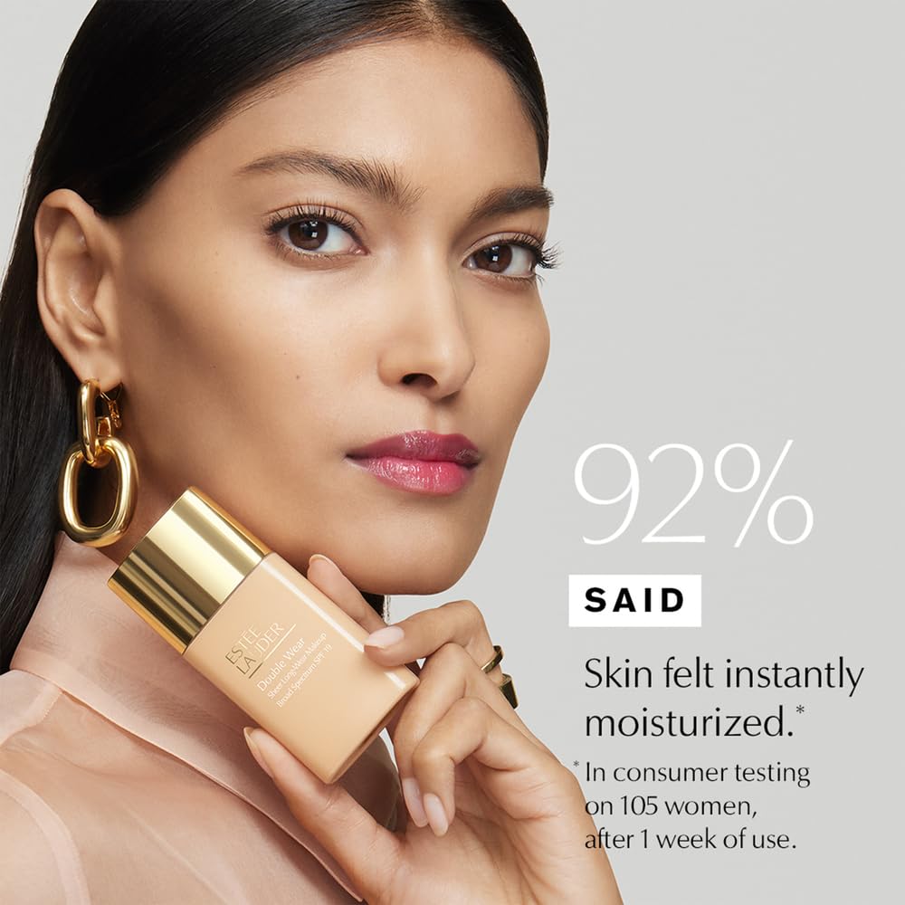 Estée Lauder Double Wear Sheer Matte Foundation SPF 19 | 12-Hour Wear, 1.0 Fl Oz, 6C1 Rich Cocoa Beauty & Personal Care Estée Lauder