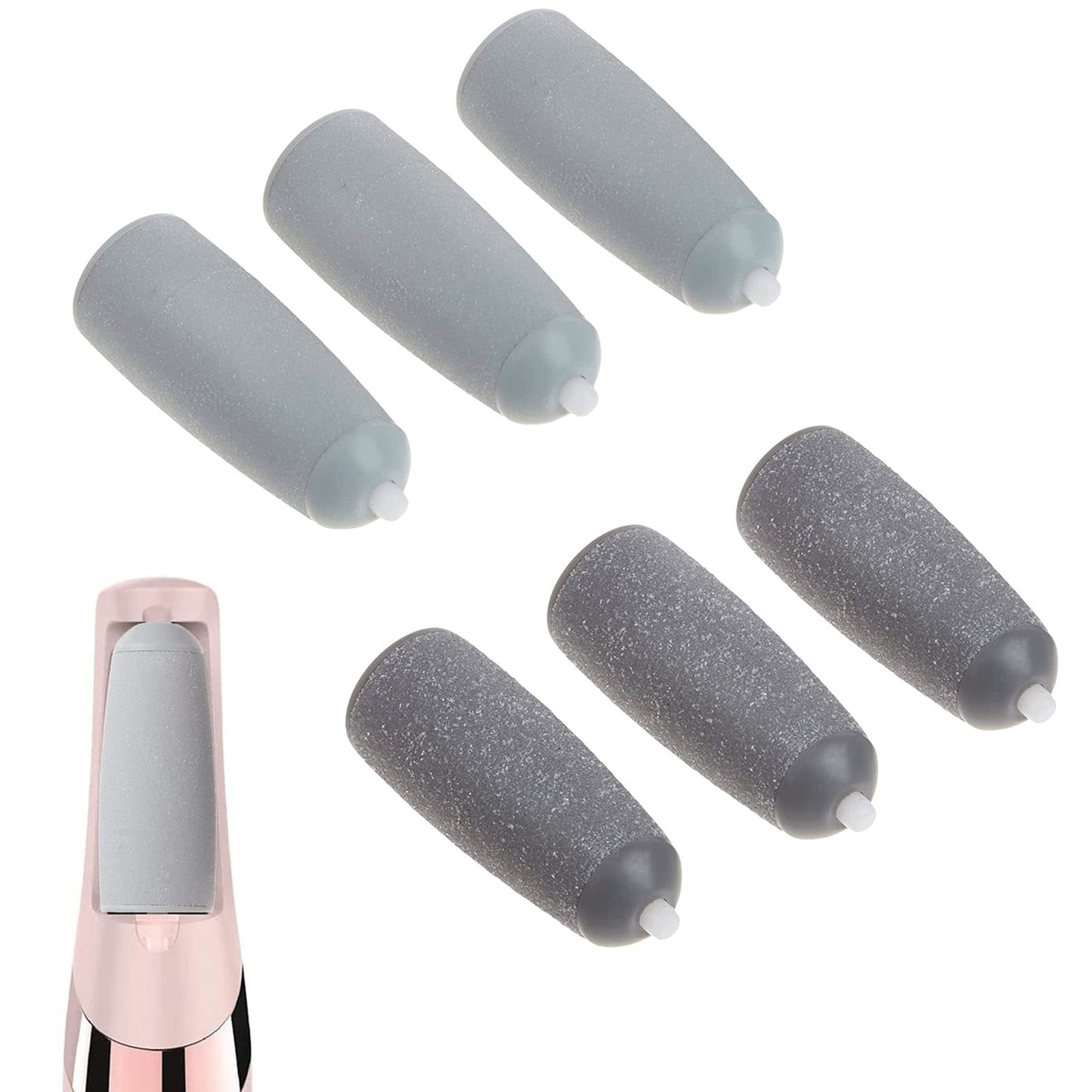 PAI4LEISI 6 Pcs Pedicures Replacement Heads for Flawless Pedi Electric Tool Foot File,Pedi Replacement Roller Head fit Finishing Touch Flawless Pedi Beauty & Personal Care P4L