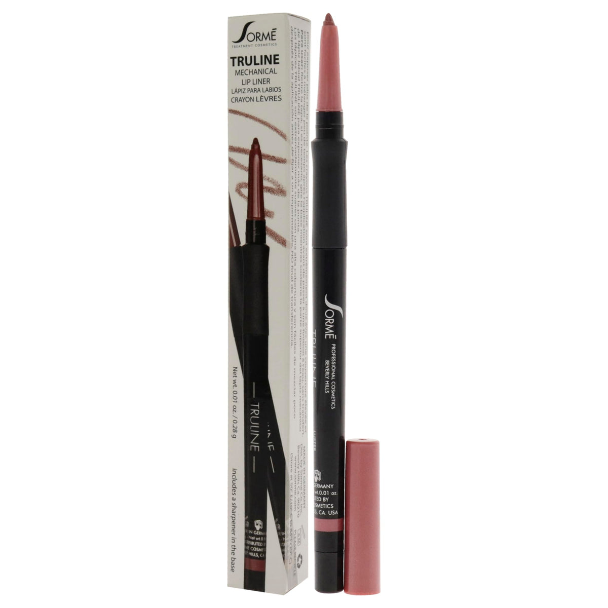 Sorme' Treatment Cosmetics Truline Mechanical Lipliner, Luster, 0.01 oz. Beauty & Personal Care SORMÉ