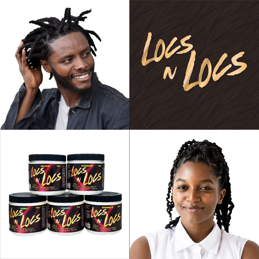 Taha Locs & Locs Gel - 5X Super Extra Hold, Natural & Non-Damaging for Locs, Braids, Twists - 16 Oz (Original(Shea Butter), 1 Pound(Pack of 1)) Beauty & Personal Care Taha