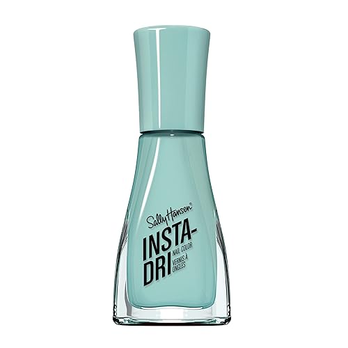 Sally Hansen Insta-Dri Nail Polish | Quick Dry, Long Lasting, Streak-Free Shine | Opaque, Shiny | 510 Gain Mo-Mint-Um | Cool Mint Blue Nail Color. Beauty & Personal Care Sally Hansen