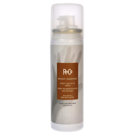 R+Co BRIGHT SHADOWS Root Touch-Up Spray Medium Brown 59 ml / 1.5 oz Beauty & Personal Care R+Co