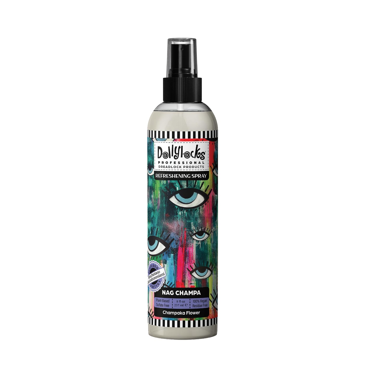 Dollylocks Refreshening Spray for Locs, Braids, Extensions, Dreadlocks | Nag Champa | Plant-based, Residue-free, Sulfate-free | Refresh Moisturizing Beauty & Personal Care Dollylocks