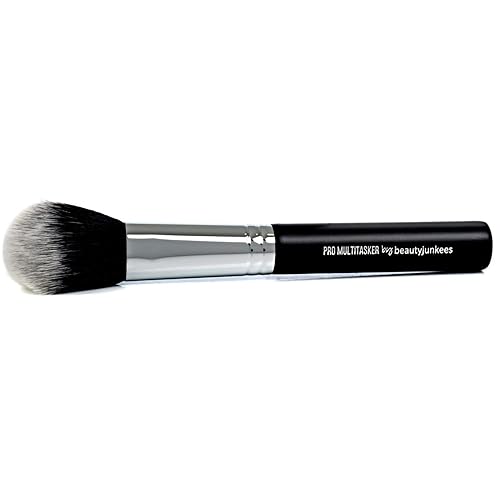 Powder Blush Bronzer Makeup Brush - Large Fluffy Domed Multitasker Make Up Brushes, Cheek Blusher, Contour, Blending, Setting Loose, Compact Beauty & Personal Care Beauty Junkees