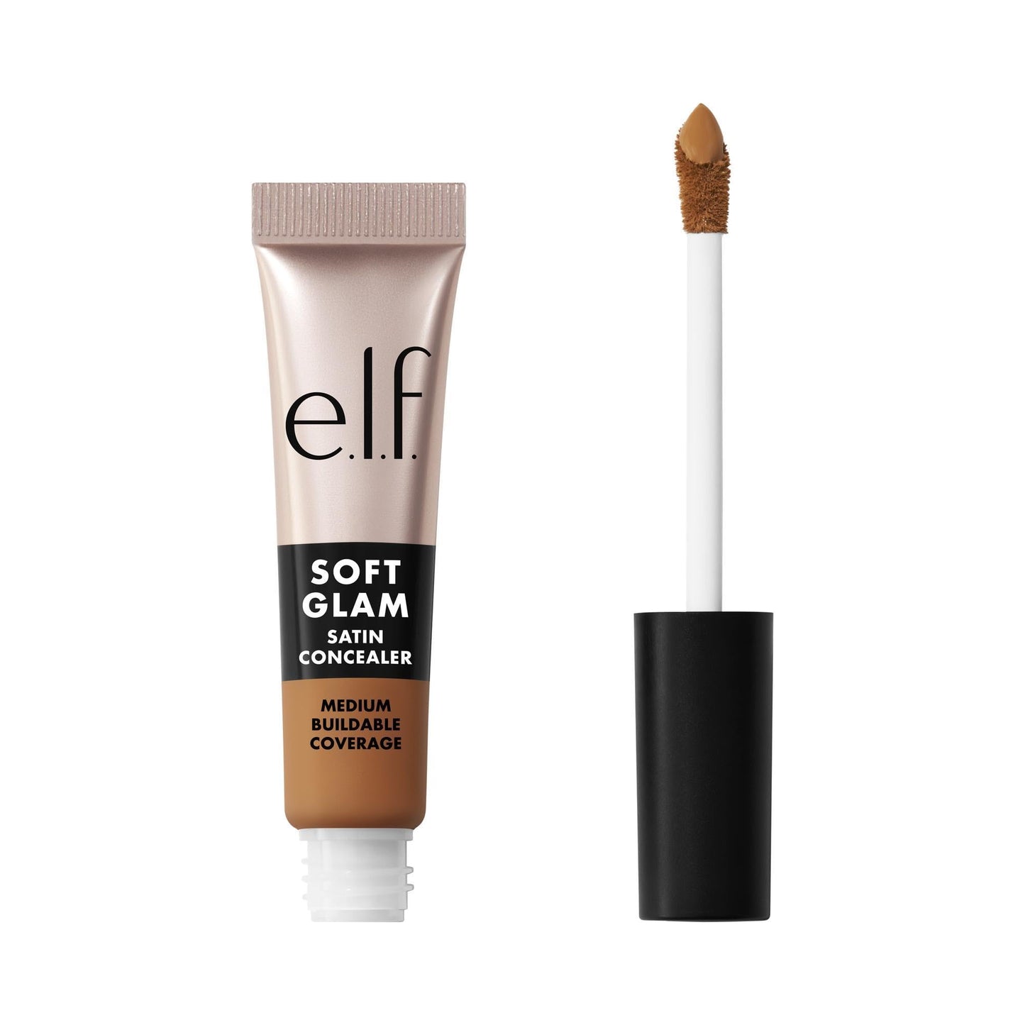 e.l.f. Soft Glam Satin Concealer, Medium Coverage For Blemishes & Under-Eye, Crease-Resistant, Long Lasting, Vegan & Cruelty-Free, 41 Tan Neutral Beauty & Personal Care e.l.f.