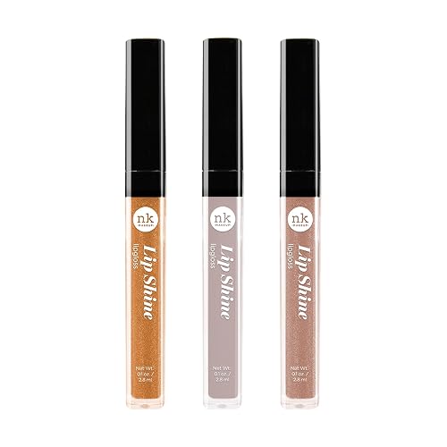 NICKA K NEW YORK Lipshine, Cosmetics, vibrant colors, bright colors, shining lips, lip shine, long lasting (AMZ283) Beauty & Personal Care NICKA K NEW YORK