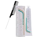 Tocco Magico Color-Ton Alle Erbe Permanent Hair Color Cream (w/Sleek Steel Pin Rat Tail Comb) Haircolor Dye Creme (7A / 7.52) Beauty & Personal Care Tocco Magico