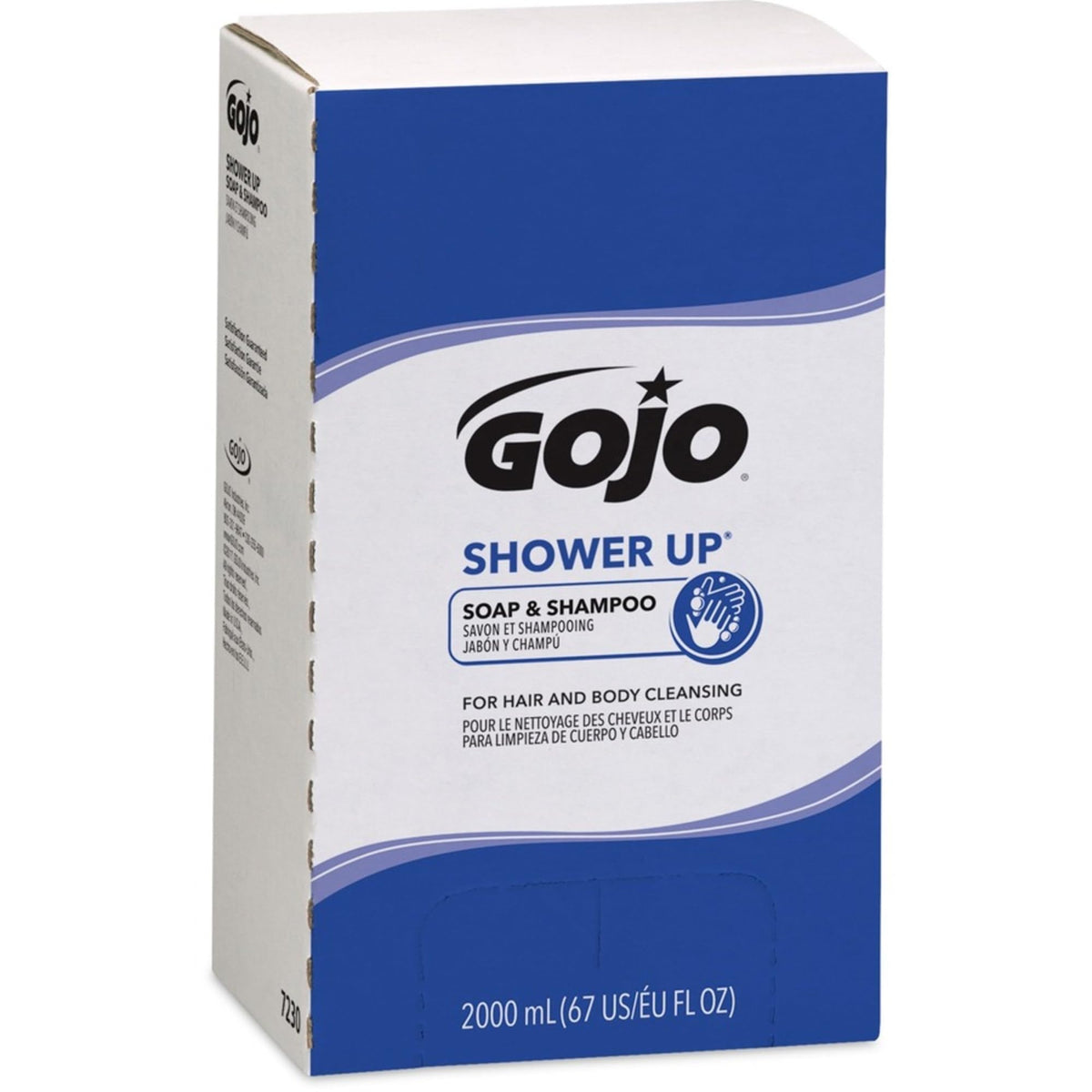 GOJO PRO TDX Soap & Shampoo Refill, Clean Scent, 4ct x 2000 mL - 7230-04