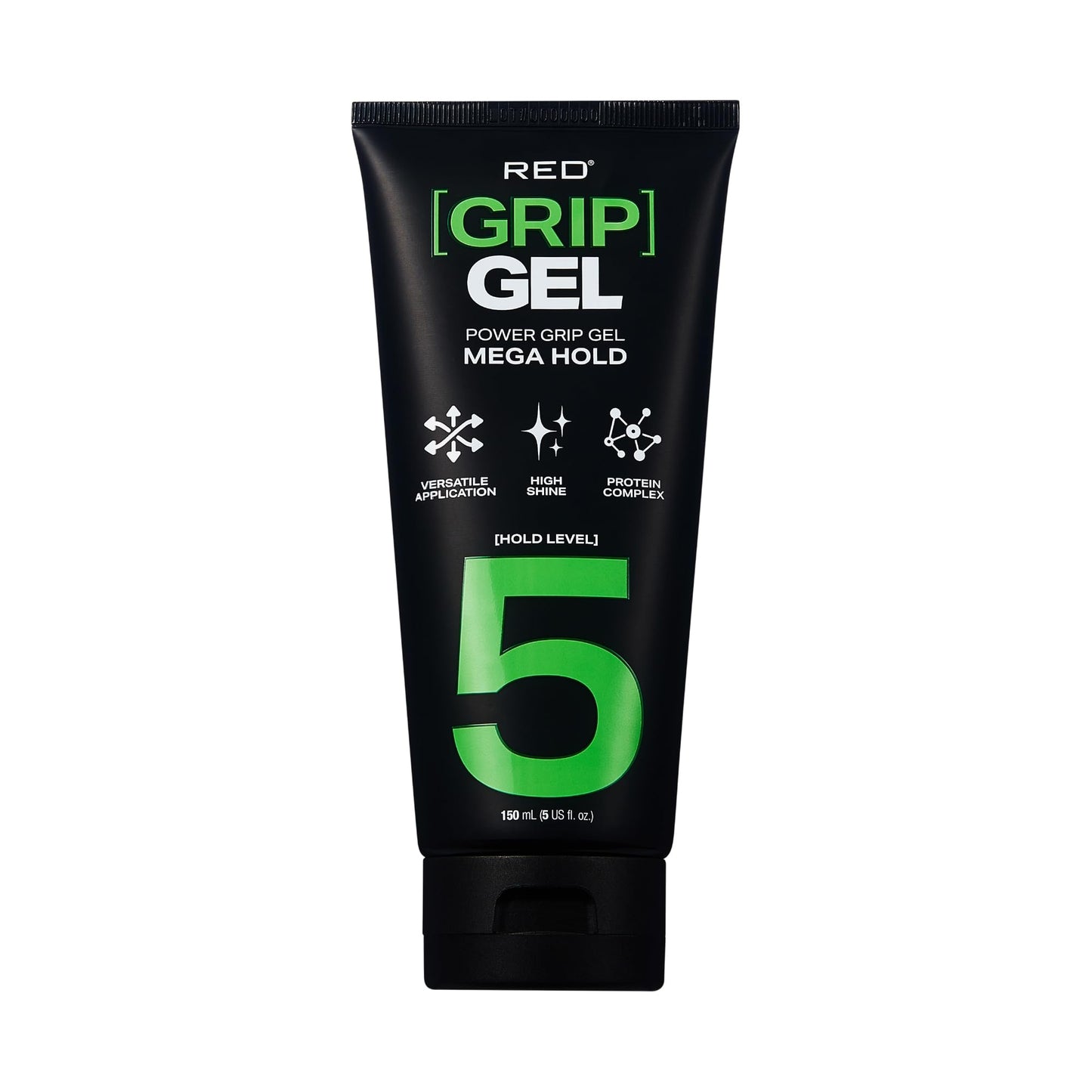 Red by Kiss Power Grip Gel - Long-Lasting Hold, Frizz-Free, High Shine, Protein Complex, Edge Control & Curl Definition (Mega Hold, 5 oz) Beauty & Personal Care Red by Kiss