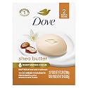 Dove Beauty Bar Gentle Skin Cleanser Shea Butter 2 Bars Moisturizing for Gentle Soft Skin Care More Moisturizing Than Bar Soap 3.75 oz Beauty & Personal Care Dove