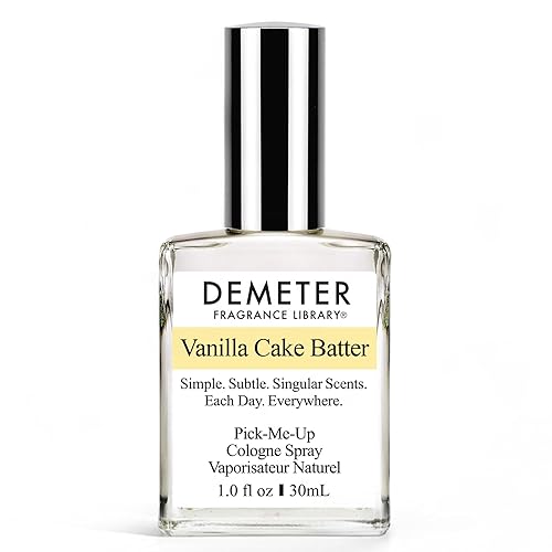 DEMETER Natural Perfume Spray Cologne for Women, Vanilla Cake Batter, 1 oz Beauty & Personal Care DEMETER
