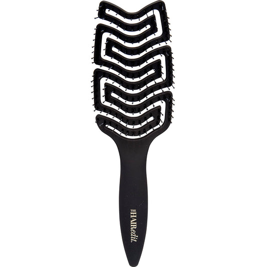 The Hair Edit Detangle & Massage Brush Wet & Dry Brush With Ergonomic Paddle, Non Slip Grip Scalp Massager with Soft Flexible Bristles, Anti-Breakage Beauty & Personal Care The Hair Edit