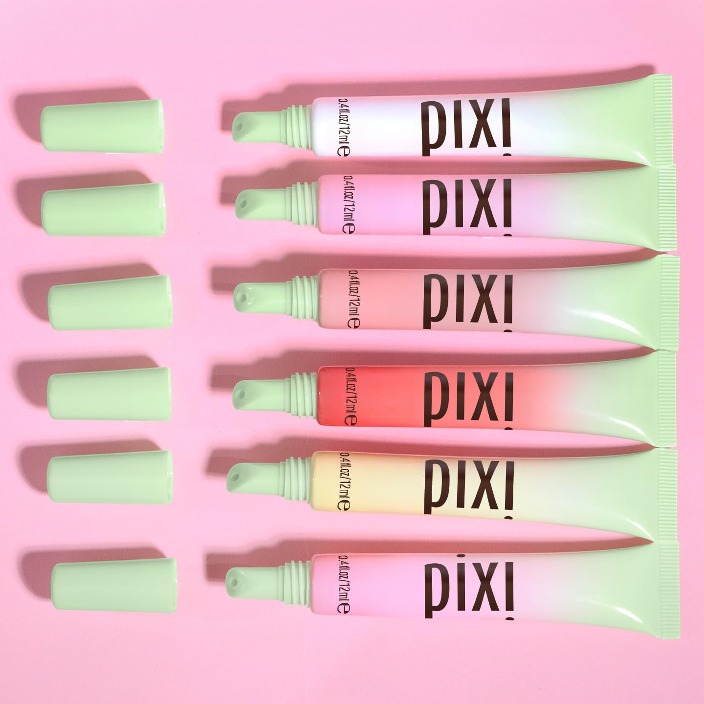 Pixi Beauty LipTone pH Reactive Lip Gloss in Peachyness | Color Changing Tinted Lip Balm with Rosehip Oil & Shea Butter | Non-Sticky Mirror-Shine Beauty & Personal Care Pixi
