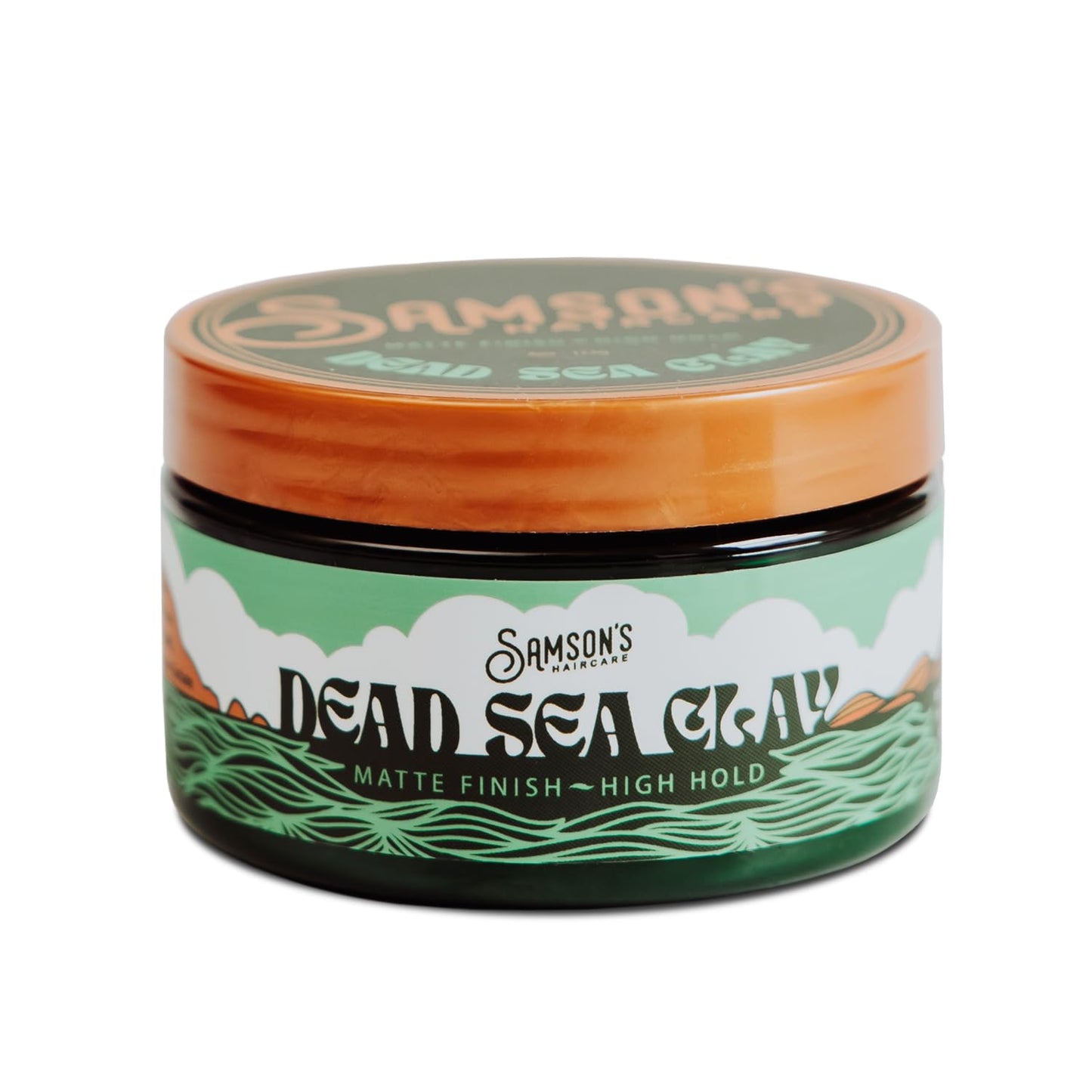 SAMSON'S HAIRCARE Dead Sea Hair Styling Clay, Nourishing and Revitalizing Hair, With Black Hawaiian Sea Salt, High Hold, Ultra-Matte Finish, 4 oz. Beauty & Personal Care SAMSON'S HAIRCARE
