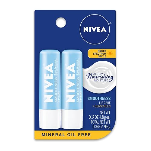 NIVEA Smoothness Lip Balm Dual Pack Beauty & Personal Care NIVEA