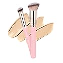 Makeup Brushes Dpolla Pro Foundation Brush and Flawless Concealer Brush Perfect for Any Look Premium Luxe Hair Contour Brush Perfect for Blending Beauty & Personal Care dpolla