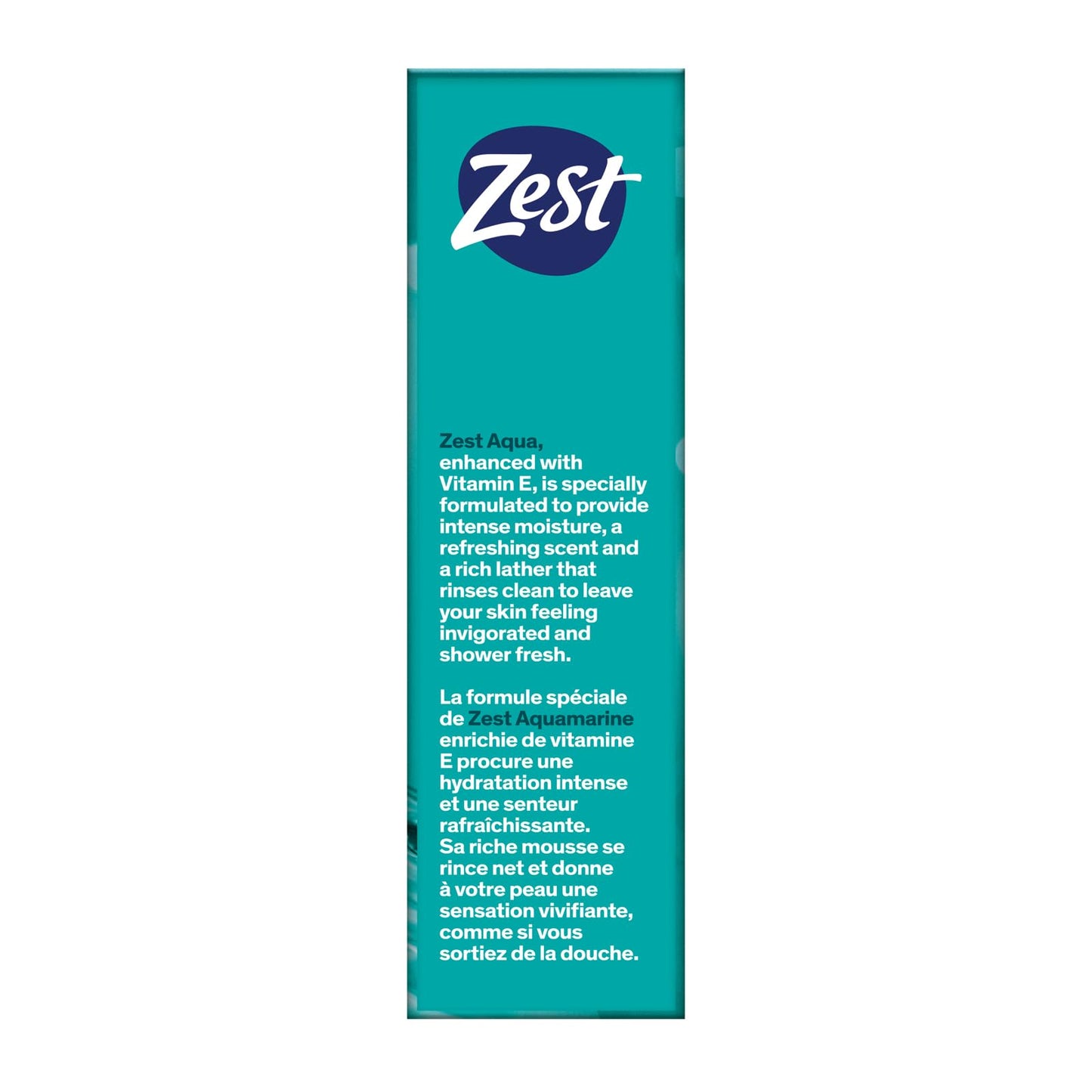 Zest Bar Soap - Enriched with Vitamin E - Moisturizing Body Soap - Gentle Soap - Paraben-Free Soap Bar - Suitable for All Skin Types - Aqua - 16 Pc Beauty & Personal Care Zest