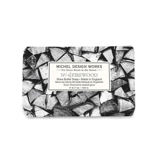 Michel Design Works Medium Bath Soap Bar, Firewood (858430) Beauty & Personal Care Michel Design Works