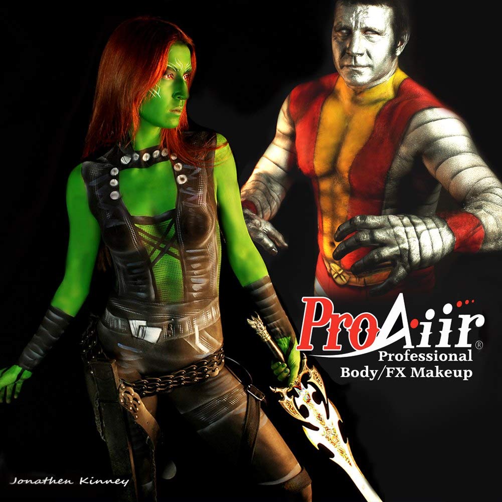 ProAiir Face and Body Painting Makeup - 2oz (60ml) Yellow Beauty & Personal Care ShowOffs Body Art
