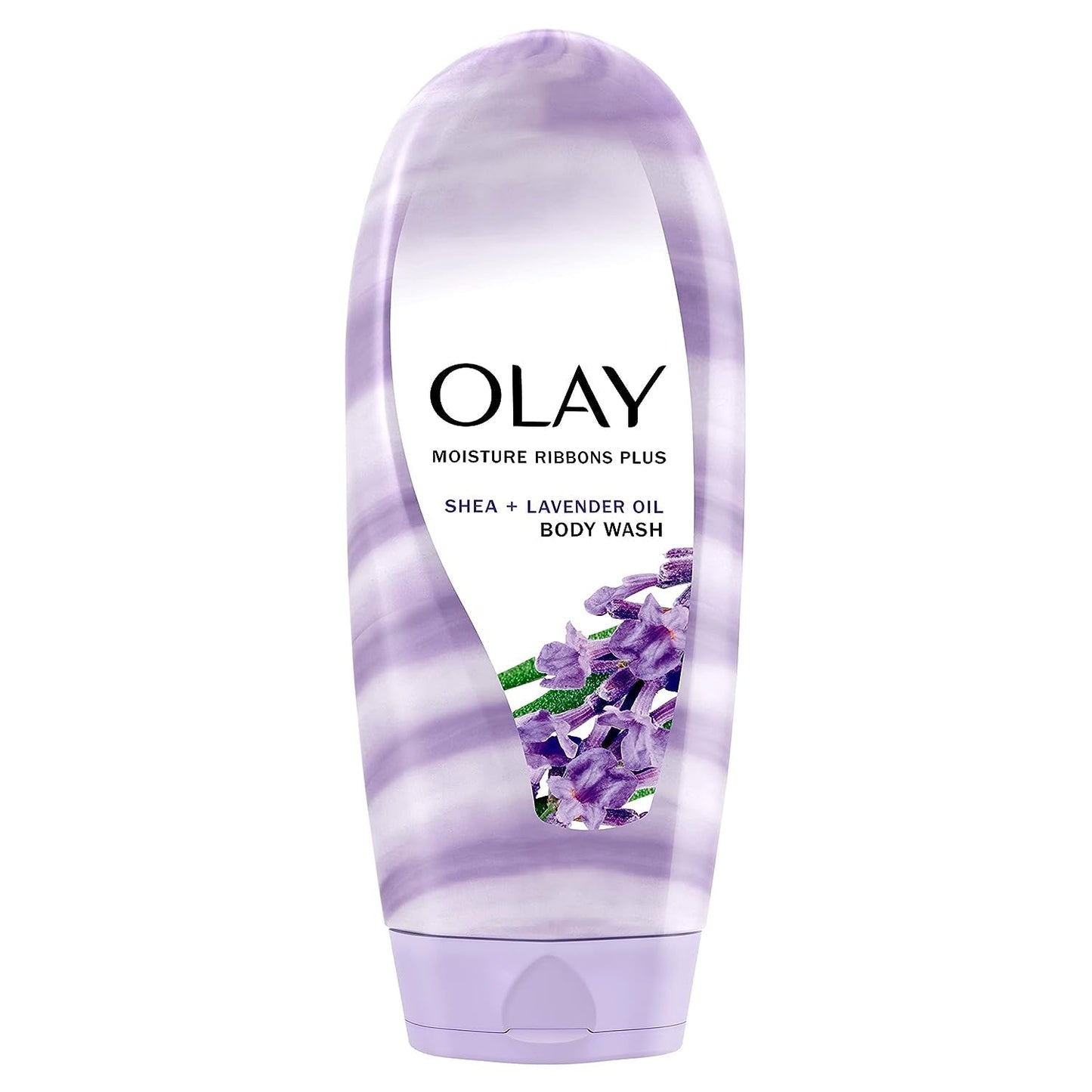 OLAY Moisture Ribbons Plus, Shea Plus Lavender Oil 18 oz (Pack of 6) Beauty & Personal Care Olay