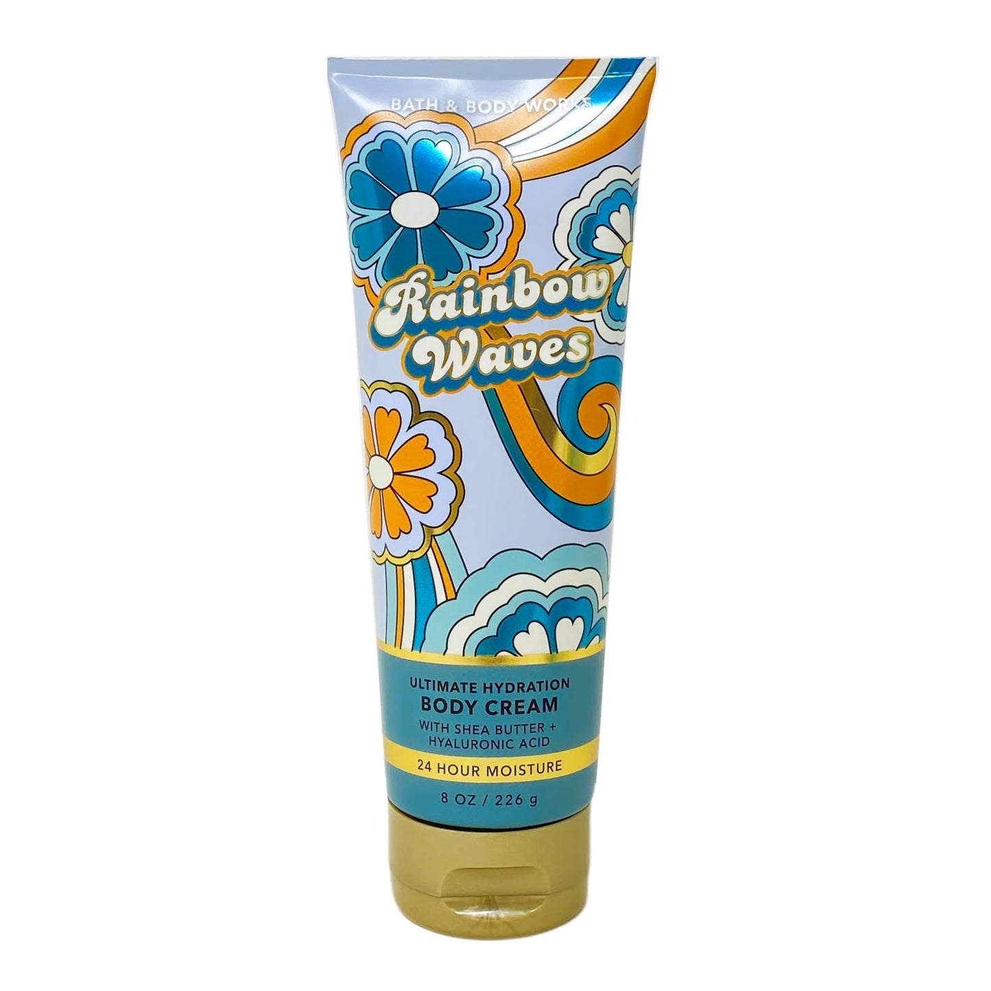 Bath & Body Works Rainbow Waves Duo Gift Set - Fragrance Mist and Body Cream - with a Creamy Rose Bar Soap - Full Size Beauty and Personal Care Bath & Body Works