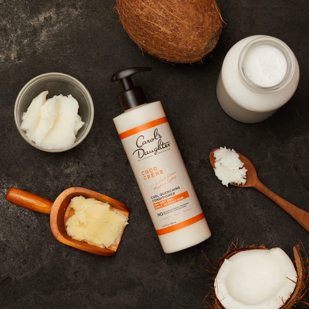 Carol’s Daughter Coco Creme Curl Quenching Conditioner for Very Dry Hair, with Coconut Oil, Paraben Free Conditioner for Curly Hair, 12 oz Beauty & Personal Care Carol's Daughter
