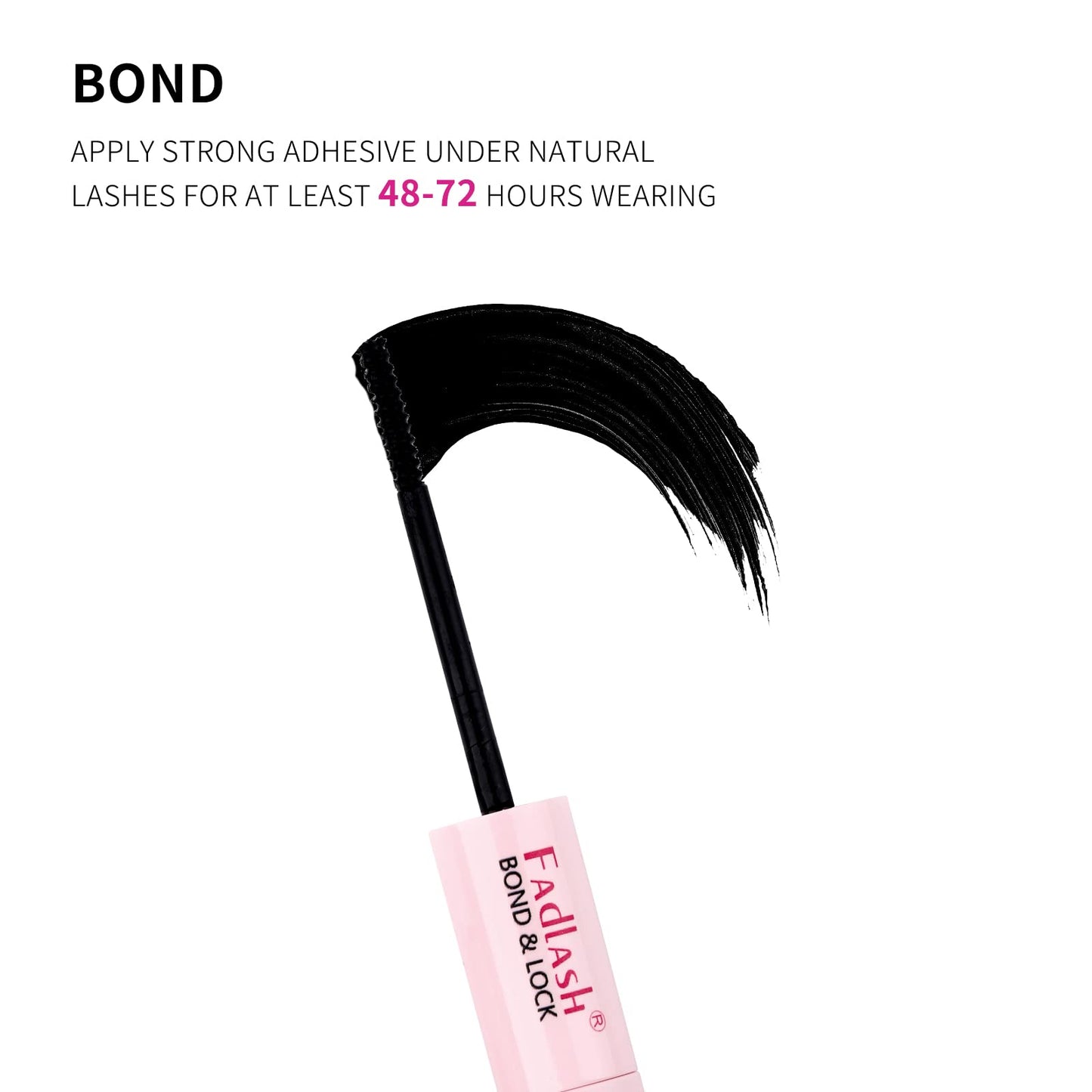 Lash Bond and Seal Cluster Lashes Glue DIY Lash Extension Kit Lash Clusters Glue Individual Lashes Strong Hold 48-72 Hours DIY Eyelash Extension Kit Beauty & Personal Care FADLASH
