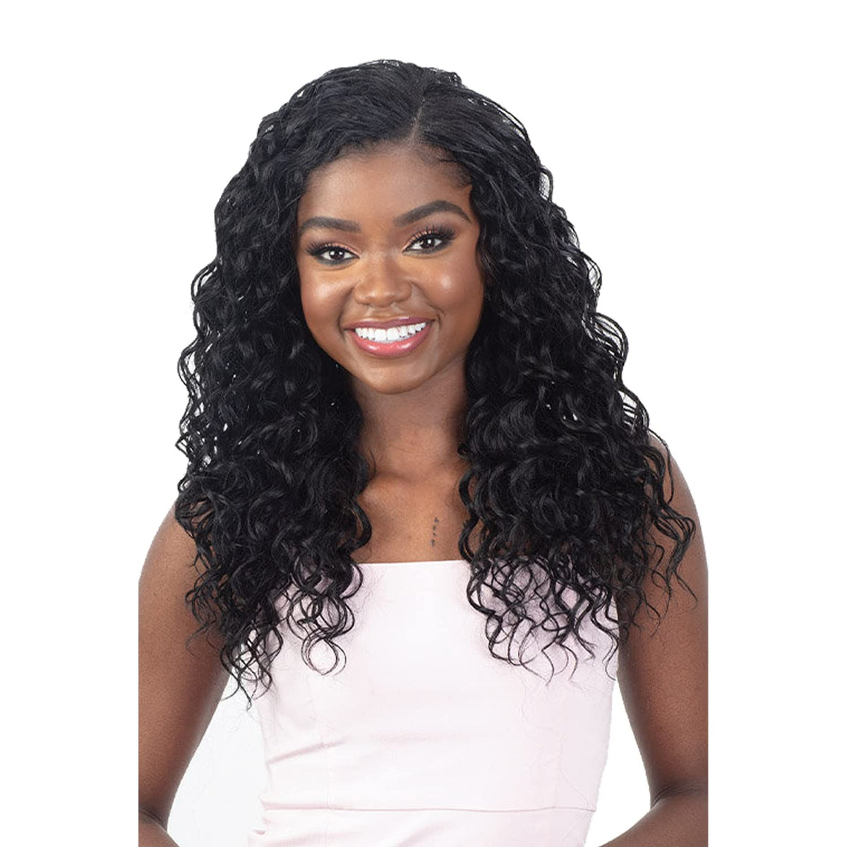 Mayde Beauty Bloom Bundle Weave Wet & Curly 001 18" (4)