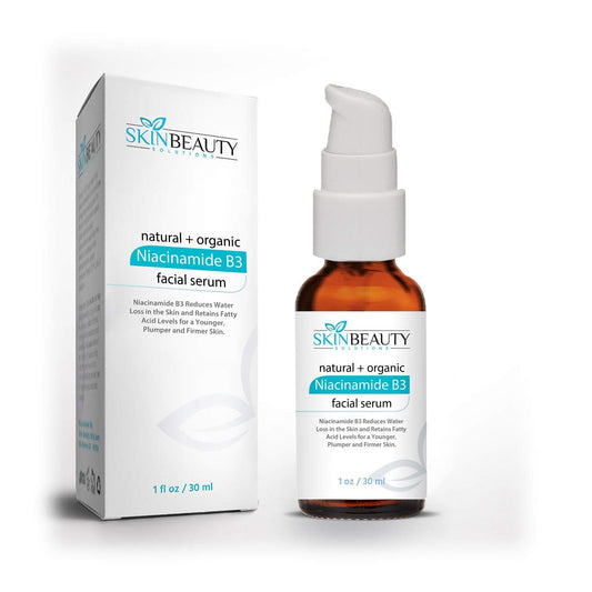 NIACINAMIDE 5% B3 Face Serum Advanced Formula with 5% Niacinamide Vitamin B3 for Younger, Plumper, Firm (1 oz /30 ml) Beauty & Personal Care Skin Beauty Solutions