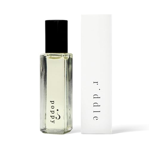 Riddle Oil Poppy Roll On Fragrance Perfume - Orange Blossom, Lemon, Rose, and Ylang Ylang Mini Rollerball for Women - Woman's Fragrances Perfumes Beauty & Personal Care Riddle