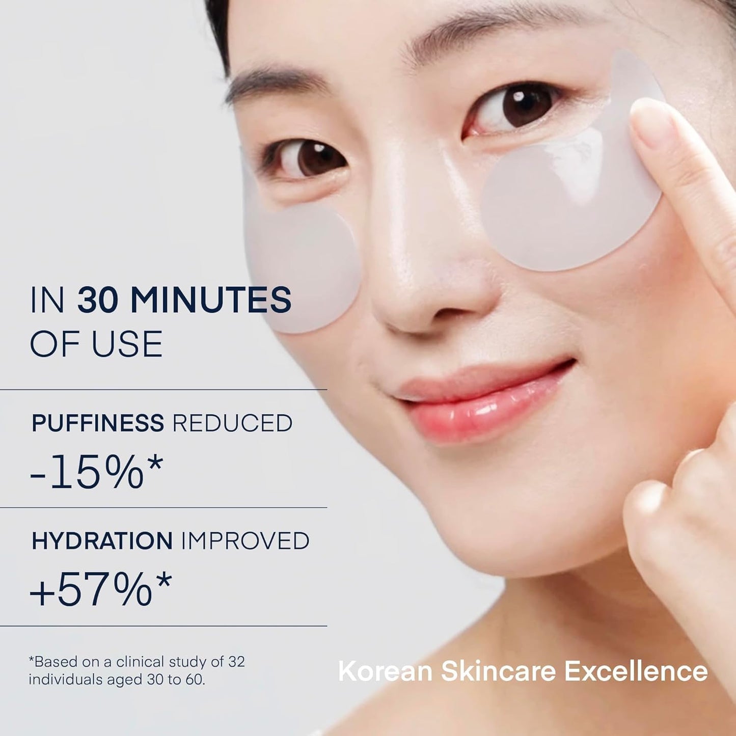 Terez & Honor Under Eye Patches for Dark Circles - 60 Korean Hydrogel Masks for Puffiness, Bags, Wrinkle with Caffeine, Hyaluronic Acid, Niacinamide Beauty & Personal Care TEREZ & HONOR