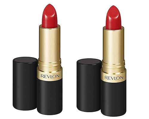 Revlon Super Lustrous Lipstick with Vitamin E and Avocado Oil, Cream Lipstick in Red, 725 Love that Red, 0.15 oz (Pack of 2) Beauty & Personal Care REVLON