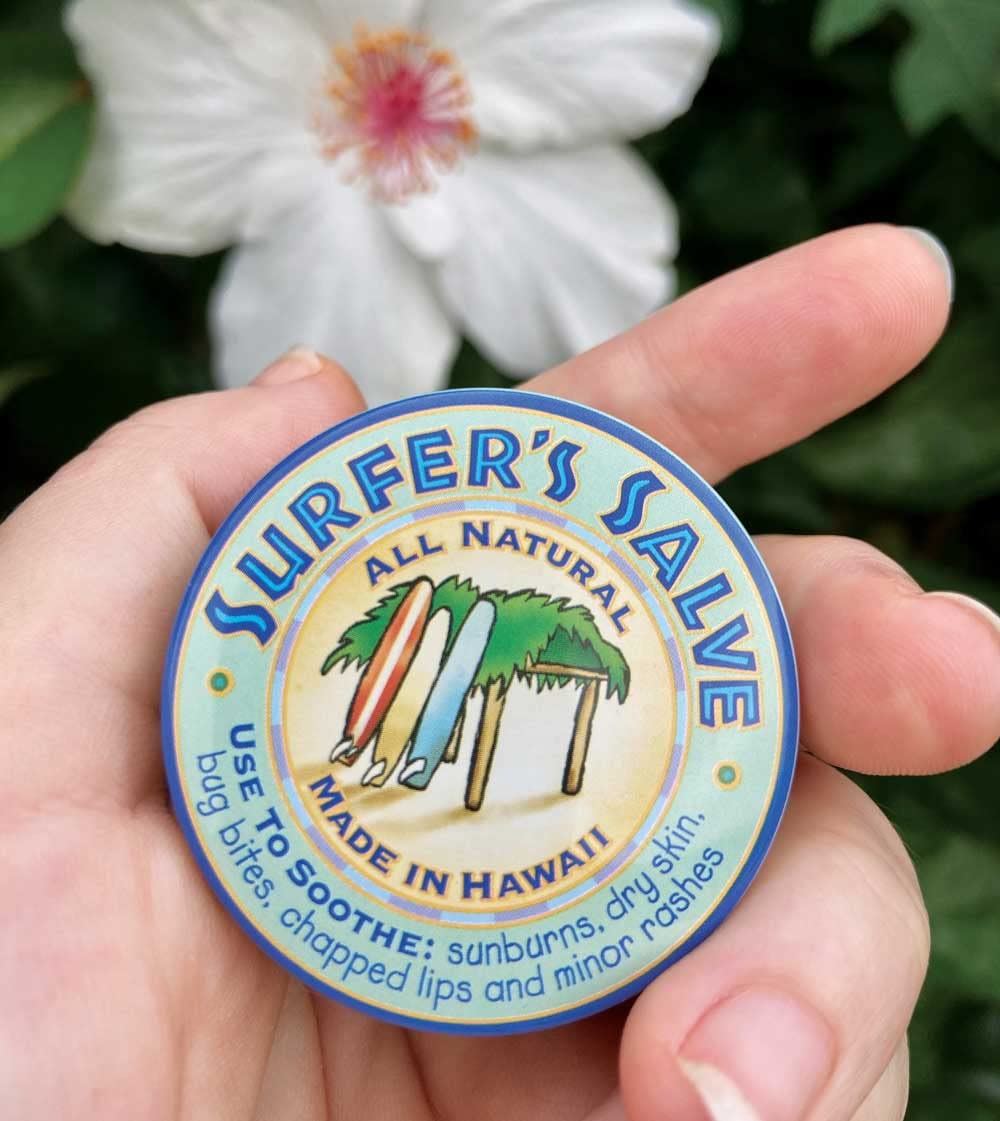 Island Soap & Candle Works Surfer's Salve - All Natural Skin Soothing Balm - Moisturizing Anti-Chafing Ointment for Insect Bites, Sunburn, Windburn Beauty & Personal Care Island Soap & Candle Works