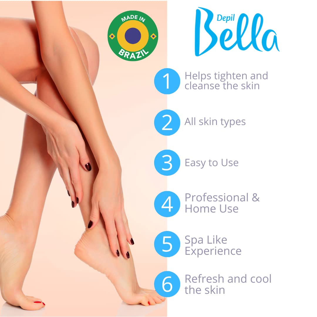 Depil Bella Waxing Bundle: Pre-Wax Astringent Lotion with Mint & Post-Wax Oil with Cotton Seed, 60 ml Each Beauty and Personal Care DEPIL BELLA