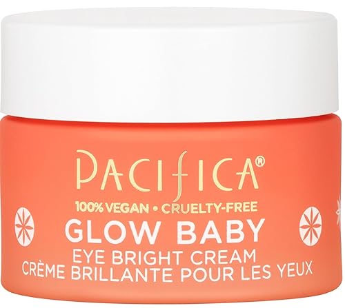 Pacifica Glow Baby Brightening Eye Cream - Vitamin C Under Eye Cream for Dark Circles & Puffiness, Caffeine-Infused Eye Brightener for Tired Eyes Beauty & Personal Care Pacifica