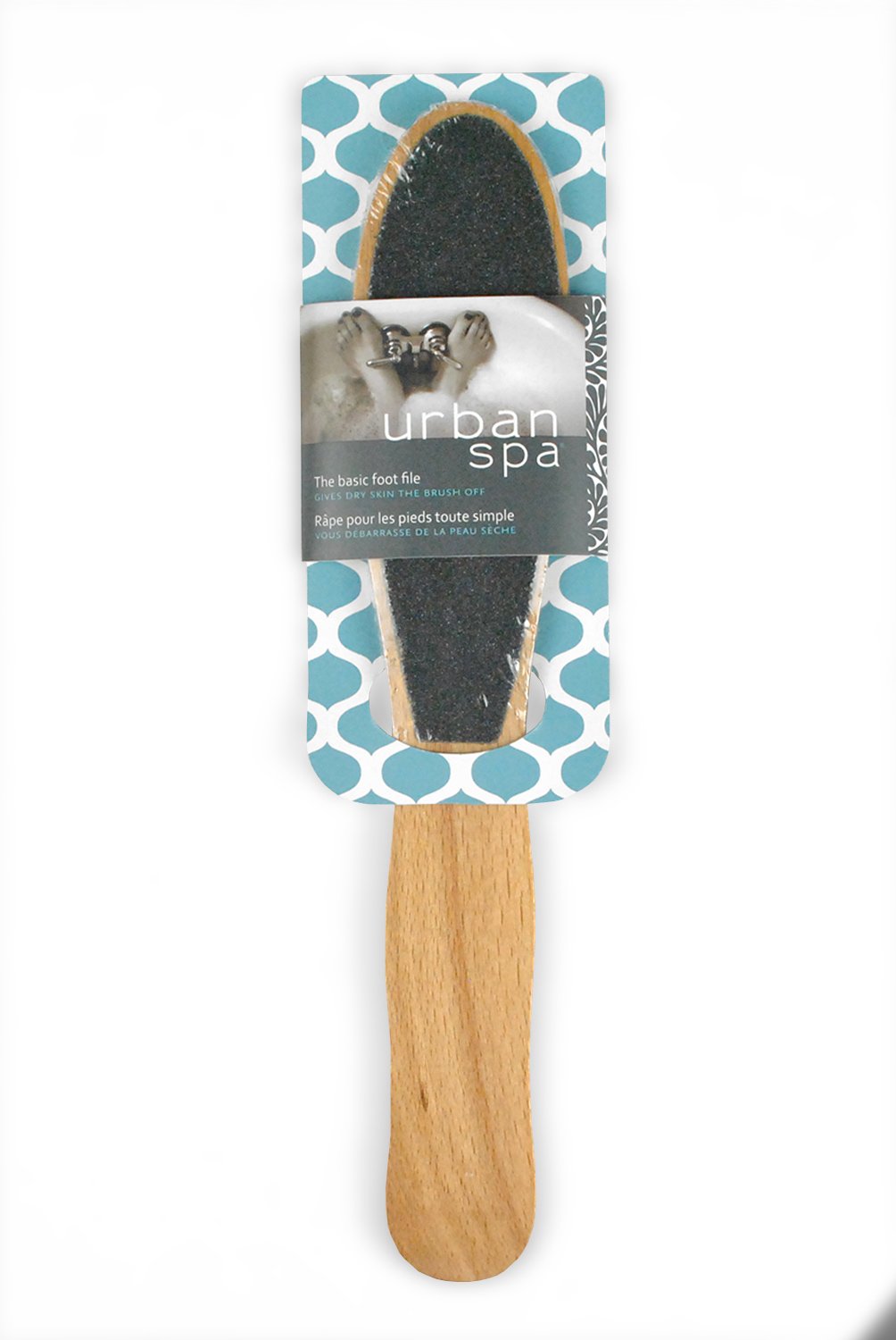 Urbana Spa Prive Home Spa Collection, Wooden Foot File Beauty and Personal Care Urban Spa