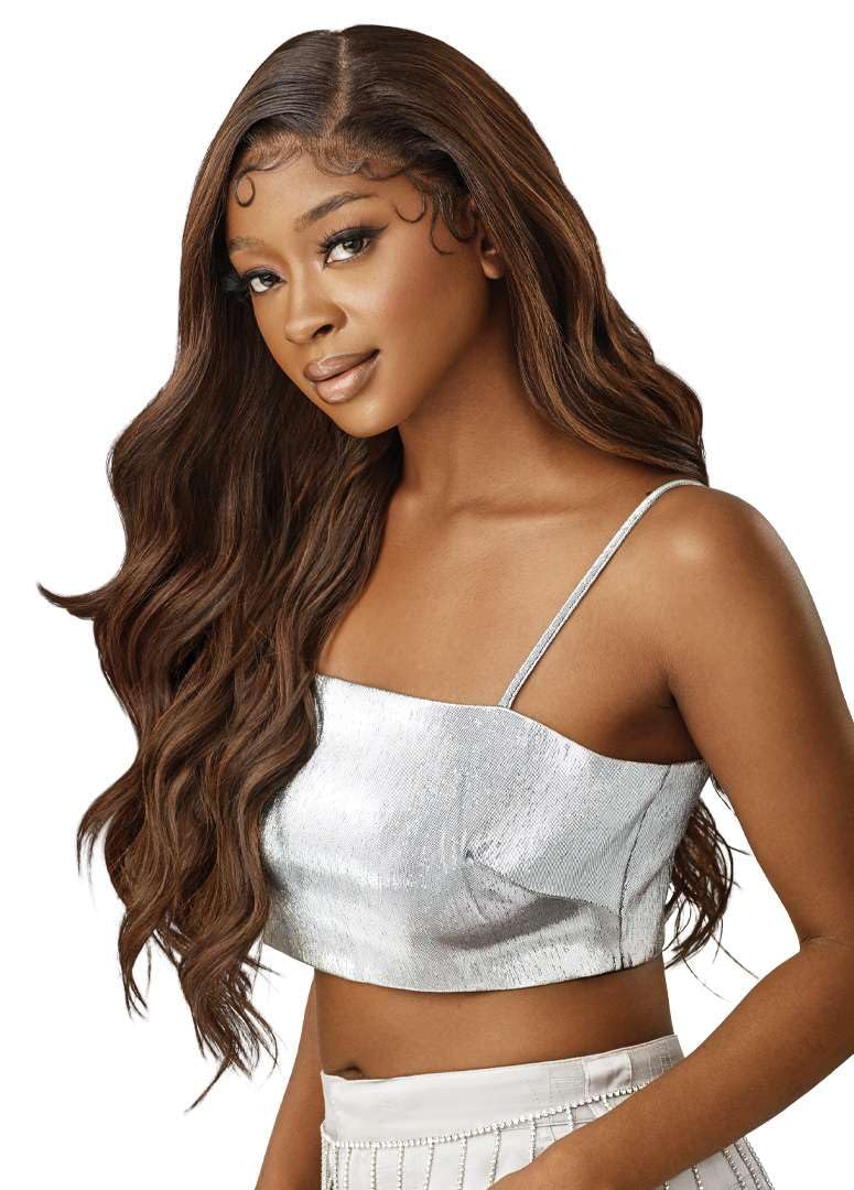 Outre Lace Front Wig - Melted Hairline - Swirlista - Swirl 102 (DRFF2/VANILLA MOCHA)