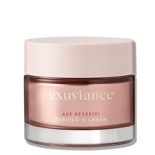 EXUVIANCE AGE REVERSE + Rebuild-5 Antiaging Moisturizer Cream with Shea Butter, Glycerin, Vitamin E, Peony Botanical, PHA, Aminofil, Beauty & Personal Care EXUVIANCE